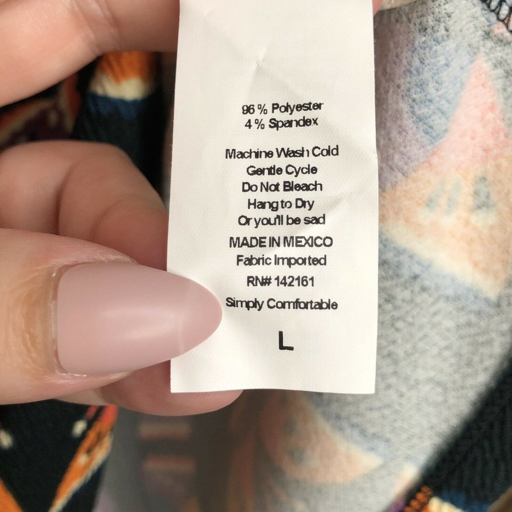 Lularoe Size Large Skirt Pencil Cassie Butterfly - Picture 6 of 9